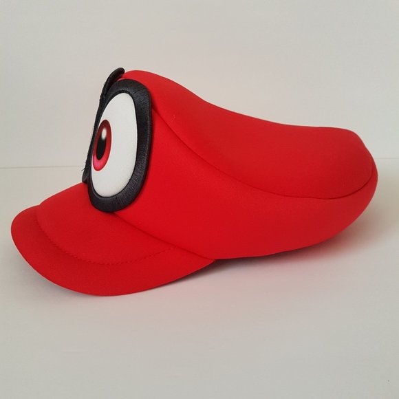 Vintage NINTENDO 2015 Super Mario Plush Toy & 2017 Super Mario Odyssey Cappy Hat - Picture 12 of 16